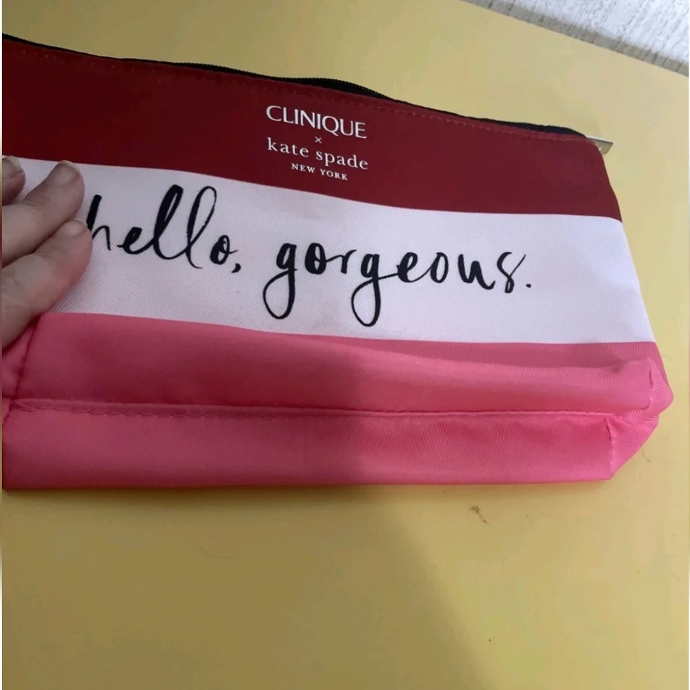 Clinique × Kate Spade Hello Gorgeous Makeup Bag